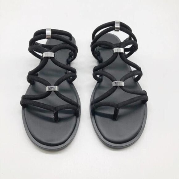 REBECCA MINKOFF Sarle Strappy Black Sandal  - Picture 3 of 10